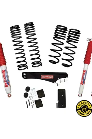 Exclusive Skyjacker 2007-2017 Jeep Wrangler 4 Door (JK) 2-2.5in Suspension Lift Kit w/ Shock