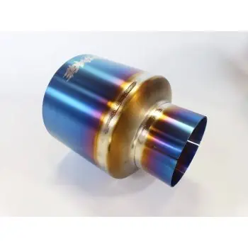 Rampage 5″ Titanium Slip-on Exhaust Tips – R35 GT-R Certified