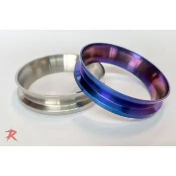 Discount Rampage Fabrication 3.5″ TiAl Outlet V-Band Flange Gr2 Titanium
