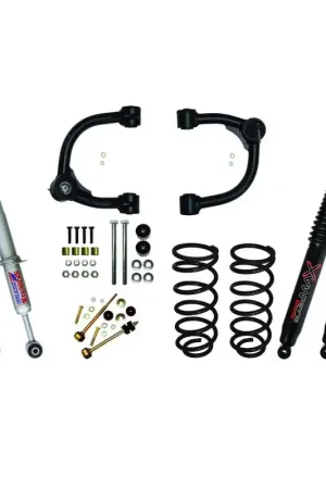Skyjacker 3in Upper A-Arm Kit w/ Performance Struts & Rear Coils Black MAX Shocks Free Delivery