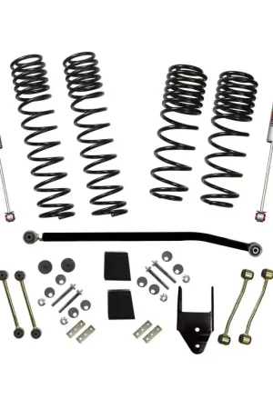 Super Sale Skyjacker 2020 Jeep JL 4WD Rub Diesel 3.5-4in Dual Rate Long Trvl Sus Lift Kit w/M95 Mono Shocks