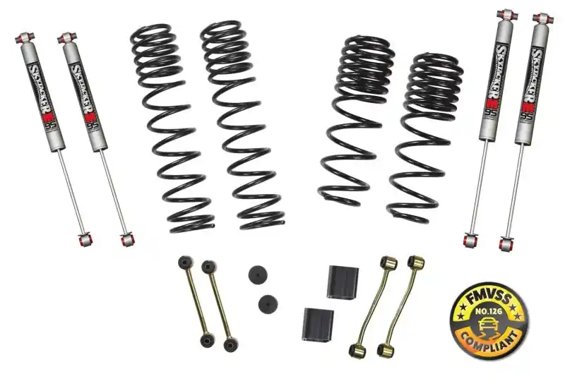 Skyjacker 2018 Jeep Wrangler Rubicon (JL) 2DR 2in-2.5in Suspension Lift Kit w/M95 Shocks Weekend Sale