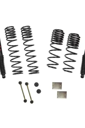 Bulk Order Skyjacker 2020 Jeep JL 4WD Rubicon Diesel 1.5in Dual Rate Long Trvl Sus Lift Kit w/Blk Max Shocks
