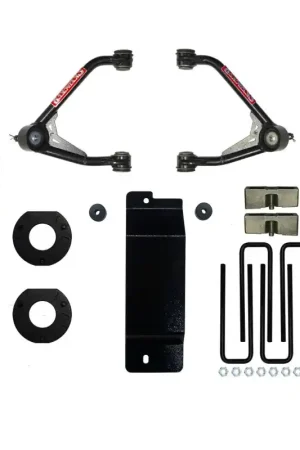 Skyjacker 14-16 GM 1500 4WD (w/Alum or Steel UCA) 3.5-4in UCA Lift Kit w/Rear Black Max B8500 Shocks Secure Checkout