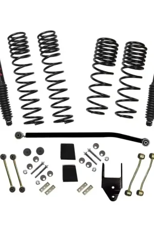 Skyjacker 2020 Jeep JL 4WD Rub Diesel 3.5-4in Dual Rate Long Trvl Sus Lift Kit w/Blk Max Shocks While Supplies Last