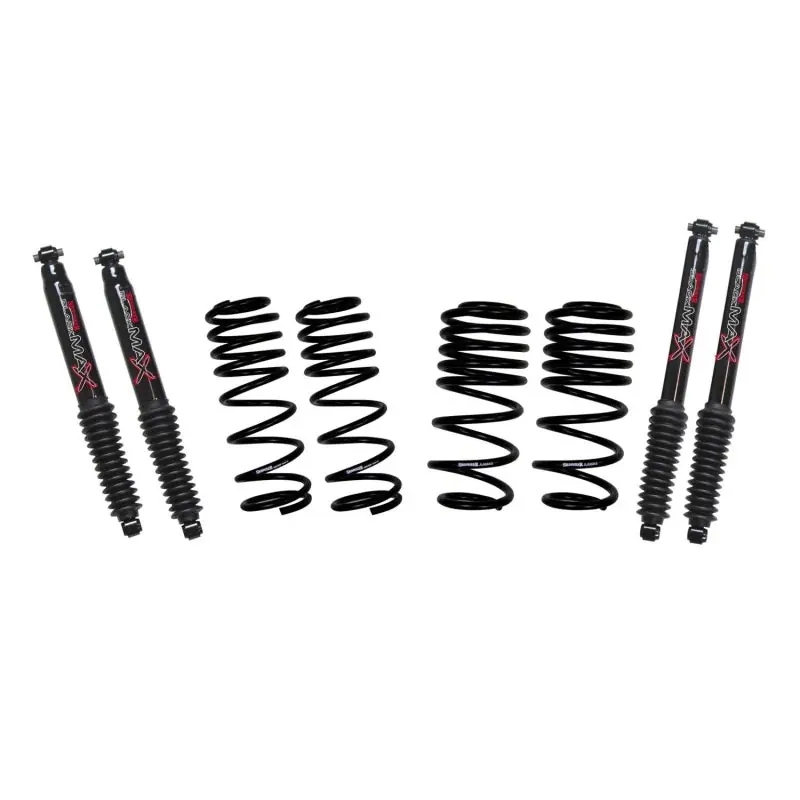 Popular Skyjacker 21-24 Jeep Wrangler Non-Rubicon JL 4XE 2in-2.5in Susp. Lowering Kit w/ Black MAX Shocks