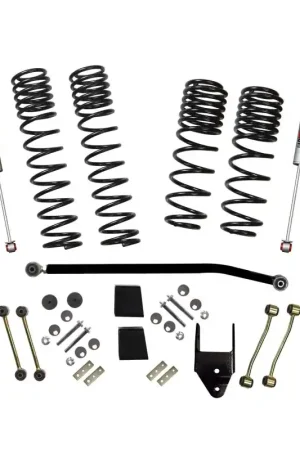 Trusted Brand Skyjacker 2020 Jeep JL 4WD Diesel 3.5-4in Dual Rate Long Travel Sus Lift Kit w/M95 Monotube Shocks