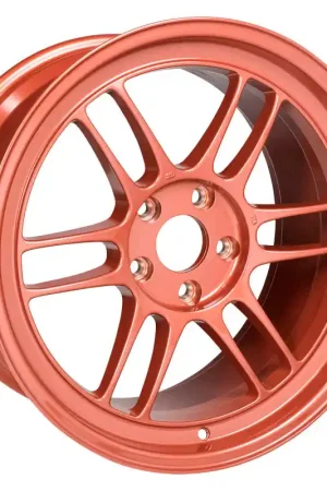 Must Have Enkei RPF1 18x9.5 5x114.3 38mm Offset 73mm Center Bore Orange Wheel