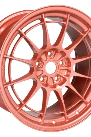 Enkei NT03+M 18x9.5 5x114.3 40mm Offset 72.6mm Bore Orange Wheel Direct From Factory