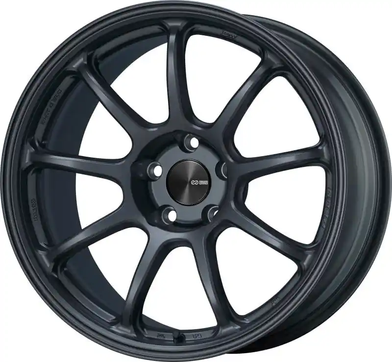 Enkei PF09 17x9 5x114.3 25mm Offset 75mm Bore Matte Gunmetal Wheel Low Price