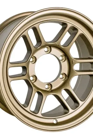 Certified Enkei RPT1 16x8 6x139.7 Bolt Pattern +0 Offset 108.5 Bore Titanium Gold Wheel