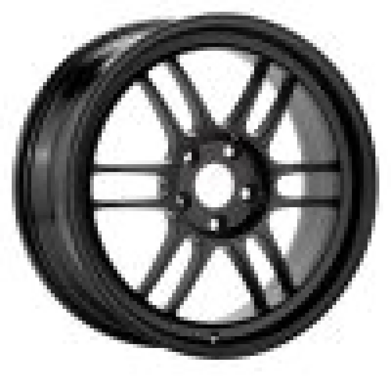 Original Enkei RPF1 17x9 5x114.3 35mm Offset 73mm Bore Black Wheel