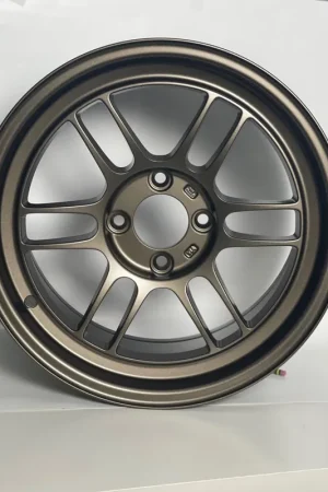 Enkei RPF1 15x8 4x100 28mm Offset 5 Hub Bore Bronze Wheel - 11.64Lbs (MOQ 40) In Demand