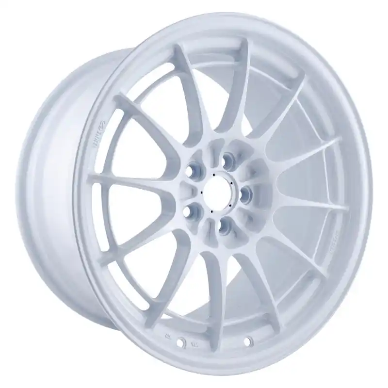 Enkei NT03+M 18x9.5 5x114.3 40mm Offset 72.6mm Bore Vanquish White Wheel (MOQ of 40) Next Day Delivery