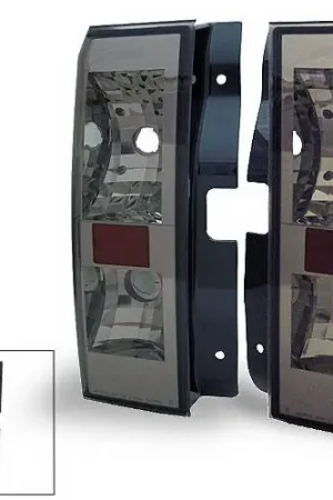 Hummer H3 4CarOption Altezza Taillights - XT-TLZ-H30607SM-6 Next Day Delivery