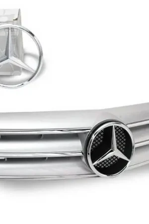 Mercedes R Class 4CarOption Front Hood Grille - GRA-W1299002WCL3SL Premium