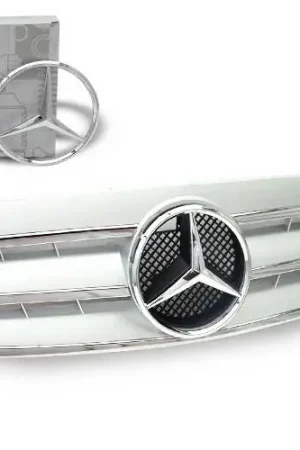 Brand New Mercedes CLK 4CarOption Front Hood Grille - GRG-W2089802GCL3-S