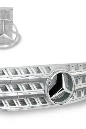Hot Deal Mercedes ML 4CarOption Front Hood Grille - GRG-W1639805G164D-SL
