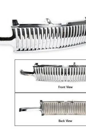 Brand New Chevrolet Tahoe 4CarOption Front Hood Grille - GRZV-SLV9902-CM