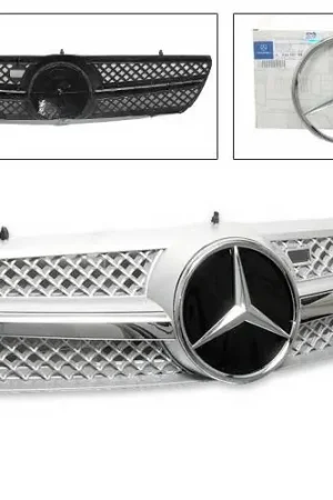 Special Offer Mercedes CL Class 4CarOption Front Hood Grille - GRA-W2150006WSLN-SL