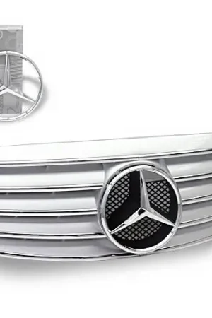 Budget Mercedes S Class 4CarOption Front Hood Grille - GRA-W2200305WCL-SL