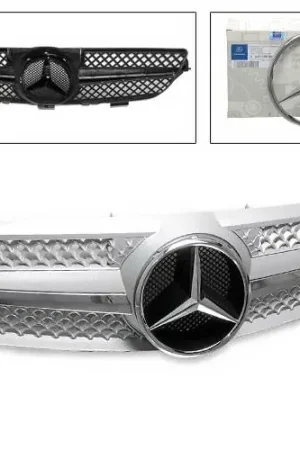 Best Seller Mercedes CLK 4CarOption Front Hood Grille - GRA-W2090308WSLN-SL