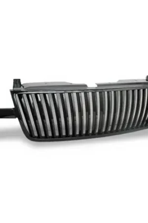 Chevrolet Silverado 4CarOption Front Hood Grille - GRZV-SLV0506-BK Fan Favorite