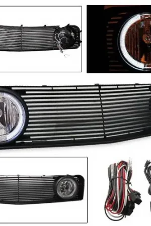 Ford Mustang 4CarOption Front Hood Grille - GRF-MST0506V6G-BK Bargain