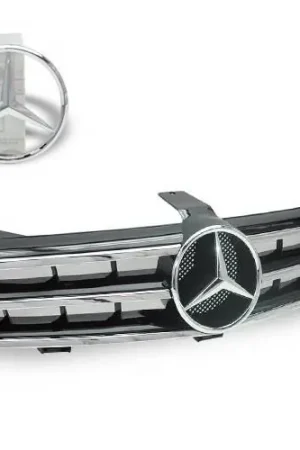 Mercedes CLS 4CarOption Front Hood Grille - GRG-W2190607F-CL3BK Special Discount