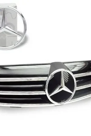 Mercedes CLK 4CarOption Front Hood Grille - GRG-W2090307F-CL3BK Weekend Sale