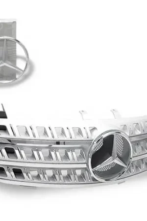 Mercedes ML 4CarOption Front Hood Grille - GRG-W1640608G164D-SL Budget