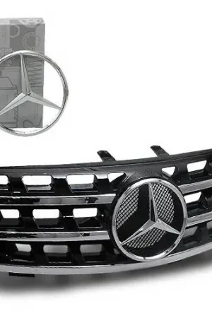 Mercedes ML 4CarOption Front Hood Grille - GRA-W1640608WNML-BK Sale