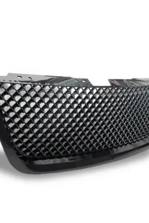 GMC Acadia 4CarOption Front Hood Grille - GRZT-ACD0708-BK Warranty Included