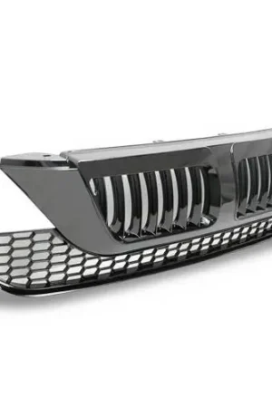 Honda CRV 4CarOption Front Hood Grille - GRZV-CRV0708-BK Money Back Guarantee