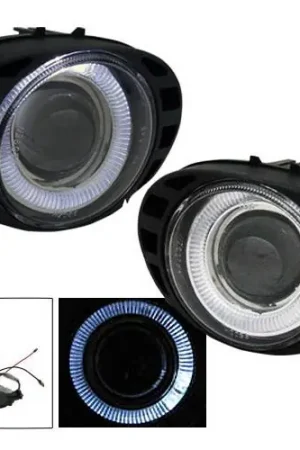 Plymouth Voyager 4CarOption Halo Projector Fog Lights - XT-FGPR-CRVN-9904 Today Only