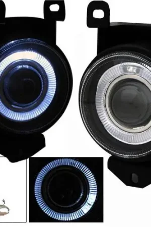 Crafted GMC Denali 4CarOption Halo Projector Fog Lights - XT-FGPR-DNL-0106
