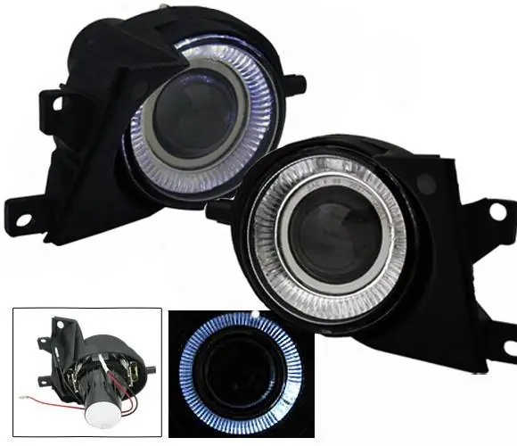 BMW 5 Series 4CarOption Halo Projector Fog Lights - XT-FGPR-E39-0002 Worldwide Shipping