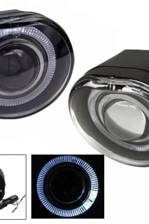 Budget Jeep Liberty 4CarOption Halo Projector Fog Lights - XT-FGPR-LBT-0204