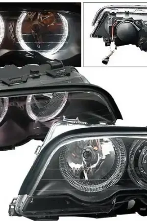 BMW 3 Series 4CarOption Halo Projector Headlights - XT-HLR-E4698012BC-2 Last Chance