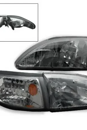 Same Day Shipping Ford Mustang 4CarOption Headlights - LH-FM94SM-KS-SET