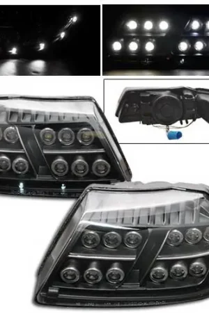Ford Mustang 4CarOption LED Projector Headlights - LP-FM99LEDB-1 Free Delivery