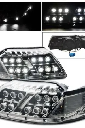 In Demand Ford Mustang 4CarOption LED Projector Headlights - LP-FM99LEDC-1