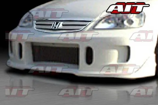 Brand New Honda Civic AIT Racing BCN1 Style Front Bumper - HC01HIBCN1FB2