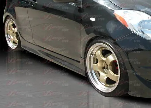Modern Toyota Yaris AIT Racing Diablo Style Side Skirts - TY07BMDIBSS2