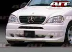 Luxury Mercedes ML AIT Racing Waldo Style Front Half Bumper - MBML98HIWALFAD