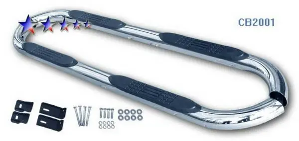 Chevrolet Silverado APS Side Step Nerf Bars - CB2001 Budget
