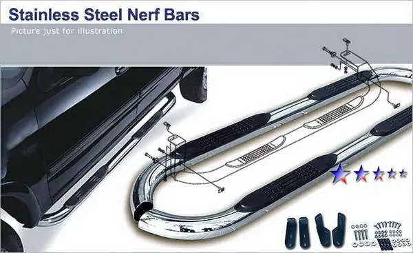 GMC Envoy APS Side Step Nerf Bars - CB2068 Flash Sale
