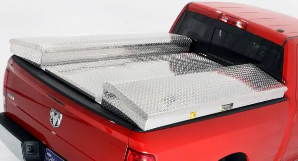 Low Price Ford Superduty Deflecta-Shield Tonneau Cover & Storage Box Kit - 597109