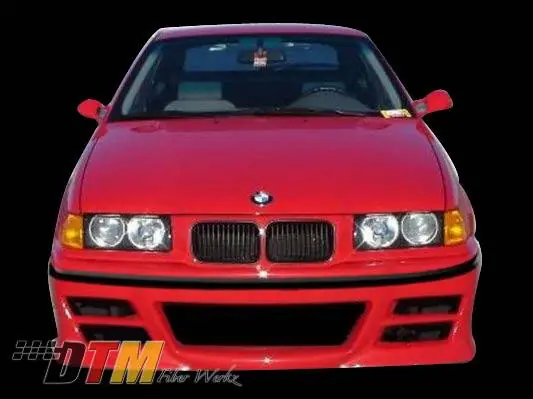 BMW 3 Series DTM Fiberwerkz DTM Style Front Bumper - E36 DTM Styl Trusted Brand