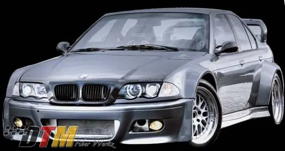 BMW 3 Series DTM Fiberwerkz E46 Conversion GTR Style Wide Body Kit - E36 E46 Conv Popular